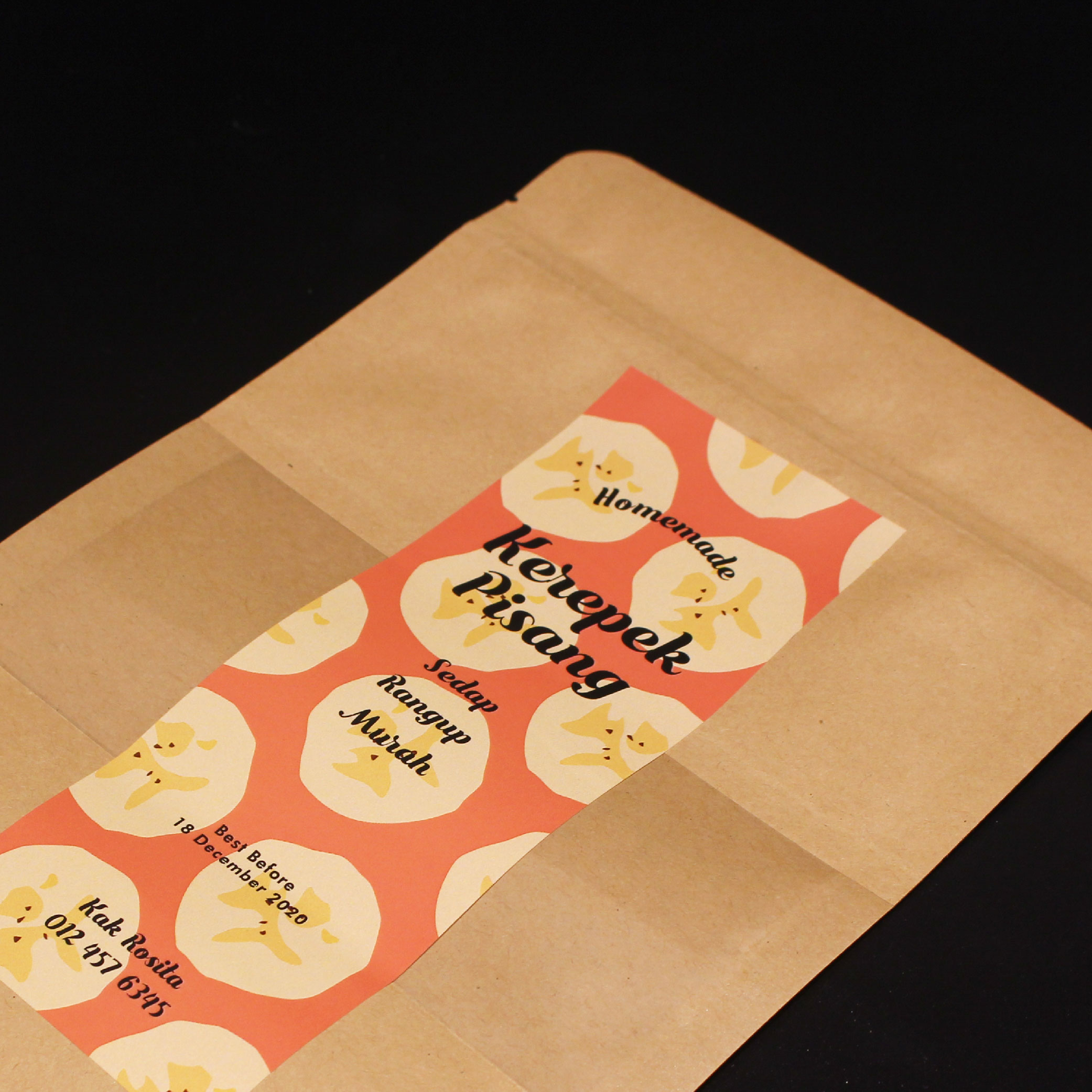 OPP White Sticker AsahiArts Printing Kuching Sarawak